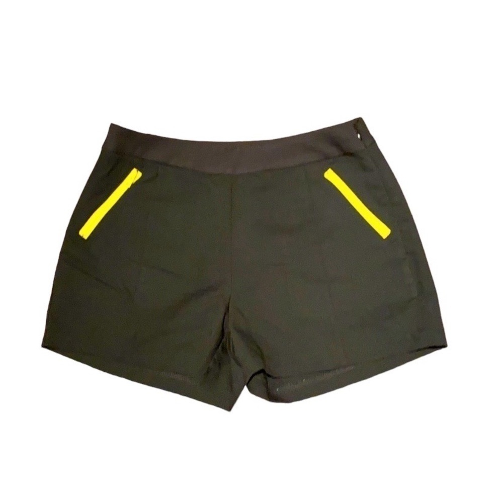 Black and yellow Piperlime shorts